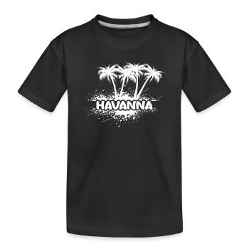 La Havane - T-shirt bio Premium Enfant - noir - Devant