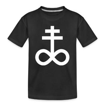 Croix du Léviathan - T-shirt bio Premium Enfant - noir - Devant