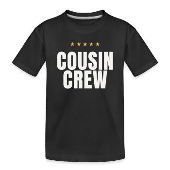 Réunion de Cousin Crew Cousins Family Matching - T-shirt bio Premium Enfant - noir - Devant