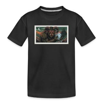 Bête au cœur gelé - T-shirt bio Premium Enfant - noir - Devant