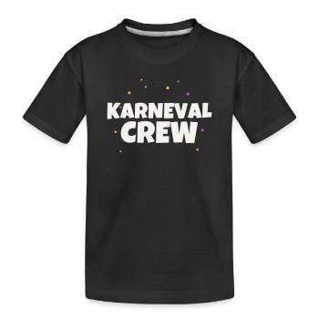 Équipe de Carnaval Célébrations de groupe de la fête costumée du Carnaval - T-shirt bio Premium Enfant - noir - Devant