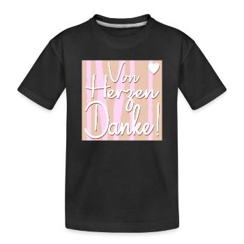 Merci - T-shirt bio Premium Enfant - noir - Devant