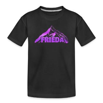 Fried - Kinder Premium Bio T-Shirt - Schwarz - Vorne