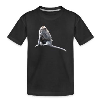 Singe - T-shirt bio Premium Enfant - noir - Devant