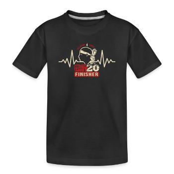 GR20 Finisher randonnée Corse cadeau randonneur - T-shirt bio Premium Enfant - noir - Devant
