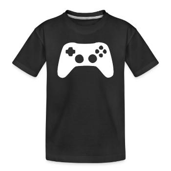 Cadeau de jeu pour les joueurs - T-shirt bio Premium Enfant - noir - Devant