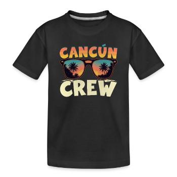 Équipe de Cancun - T-shirt bio Premium Enfant - noir - Devant