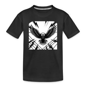 Tour de l’Aigle - Monochrome - T-shirt bio Premium Enfant - noir - Devant
