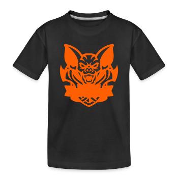 Fledermaus E-Sport Logo - T-shirt bio Premium Enfant - noir - Devant