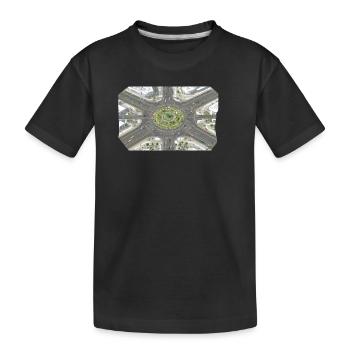Motifs de jardins détournés - T-shirt bio Premium Enfant - noir - Devant