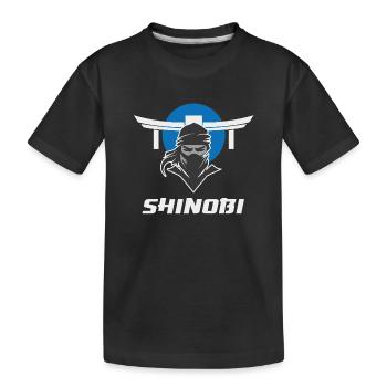 Arts Martiaux ninja shinobi - T-shirt bio Premium Enfant - noir - Devant