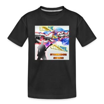 Briser les chaînes par Mark Noone - T-shirt bio Premium Enfant - noir - Devant