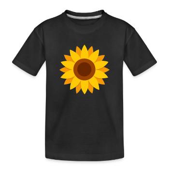 Tournesol - T-shirt bio Premium Enfant - noir - Devant