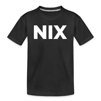 Rien – juste rien | Rien du tout | Don - T-shirt bio Premium Enfant - noir - Devant