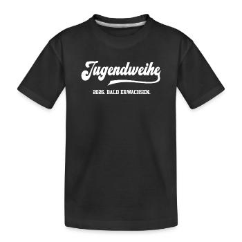 Consécration de la jeunesse 2026 Célébration des adultes Allemagne de l’Est - T-shirt bio Premium Enfant - noir - Devant