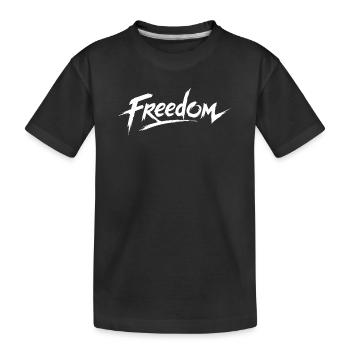 Énergie de coups de pinceau de la liberté - T-shirt bio Premium Enfant - noir - Devant