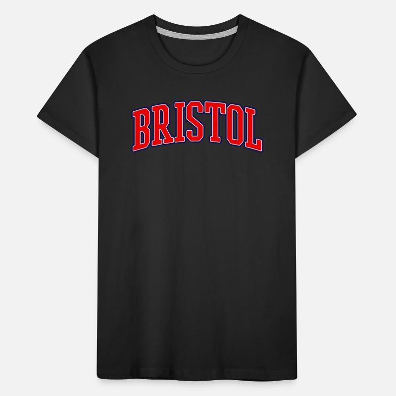 Bristol Varsity Bow Logo Kids' Premium Organic T-Shirt