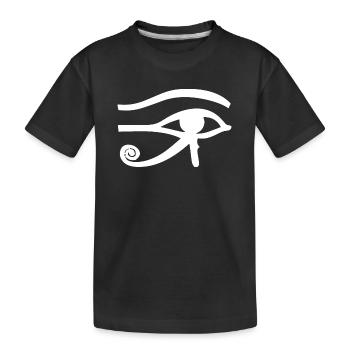 L’œil de Ra - T-shirt bio Premium Enfant - noir - Devant