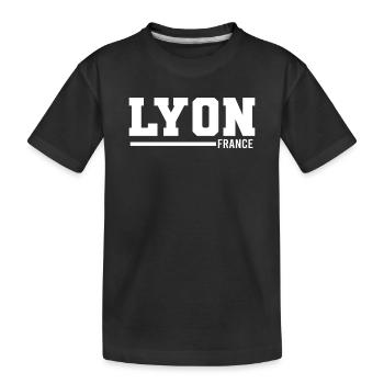 Lyon | France - T-shirt bio Premium Enfant - noir - Devant