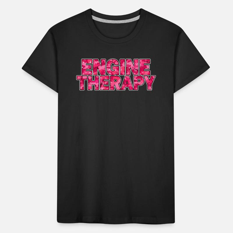 Engine Therapy Car Scene Style Kids' Premium Organic T-Shirt