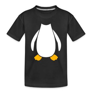 Penguin Costume Animal Carnival Animal Costume Funny - Kids' Premium Organic T-Shirt - black - Front