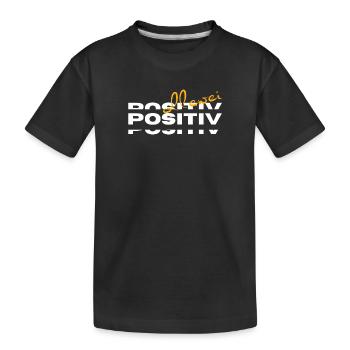 Ollewei positif - toujours positif - T-shirt bio Premium Enfant - noir - Devant