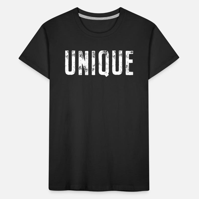 Unique Einzigartig Unikat Selbstwert Einzig Artig Kinder Premium Bio T-Shirt