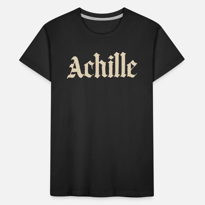 Achille Gothic script Kids' Premium Organic T-Shirt
