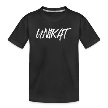 Unique Unique Individual Self-Worth Unique - Kids' Premium Organic T-Shirt - black - Front