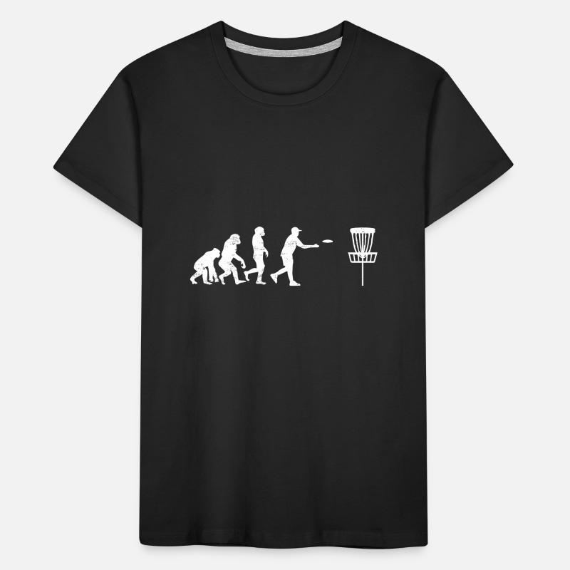 Disc golf Evolution Evolution sport sport Kids' Premium Organic T-Shirt