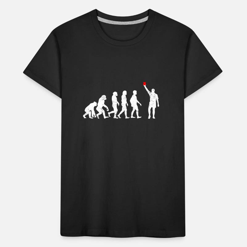 Referee evolution gift soccer card Kids' Premium Organic T-Shirt