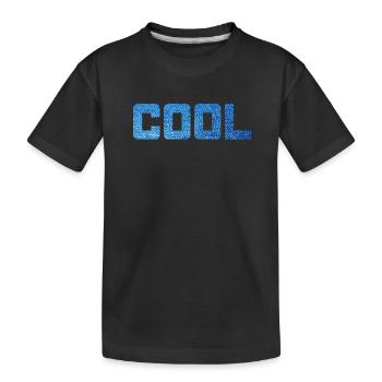 Cool Jeans Muster Party stylish Statement Vibes - Kinder Premium Bio T-Shirt - Schwarz - Vorne