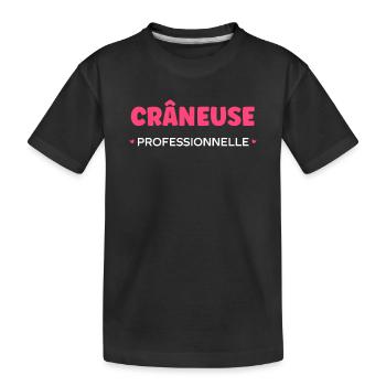 craneuse - T-shirt bio Premium Enfant - noir - Devant