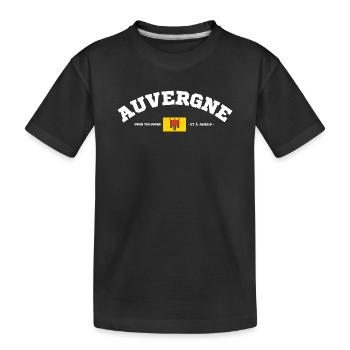Auvergne Pour Toujours Et A Jamais T-Shirt Cade... - T-shirt bio Premium Enfant - noir - Devant