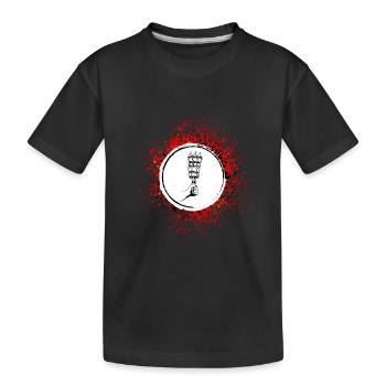 Skewer Grill Kebab - Kids' Premium Organic T-Shirt - black - Front