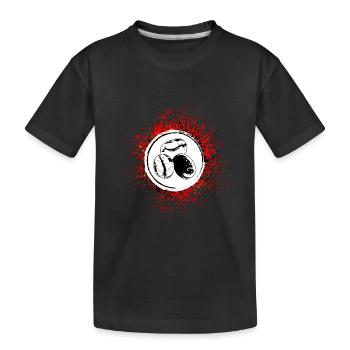 Café en grains Icon Café - T-shirt bio Premium Enfant - noir - Devant