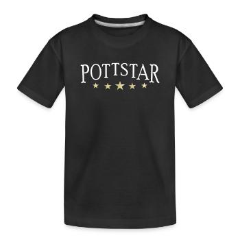 Pottstar, star de la région de la Ruhr ou à la marmite - T-shirt bio Premium Enfant - noir - Devant