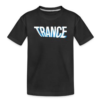 Conception de logo de musique trance. - T-shirt bio Premium Enfant - noir - Devant