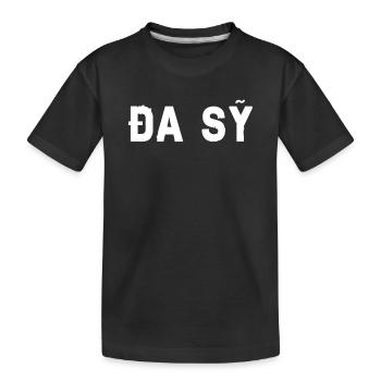 Đa Sỹ Hanoi Vietnam  - Kinder Premium Bio T-Shirt - Schwarz - Vorne