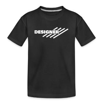 Cadeau pour le créateur - T-shirt bio Premium Enfant - noir - Devant