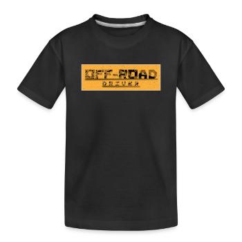 Pilote tout-terrain Look tout-terrain - T-shirt bio Premium Enfant - noir - Devant