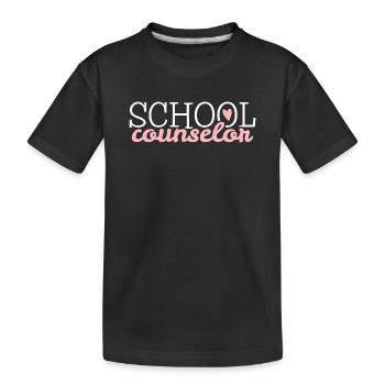 Conseiller scolaire Conseiller d’orientation professionnelle - T-shirt bio Premium Enfant - noir - Devant