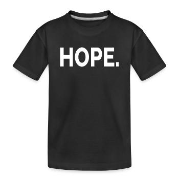 Retro - Hope - Kids' Premium Organic T-Shirt - black - Front
