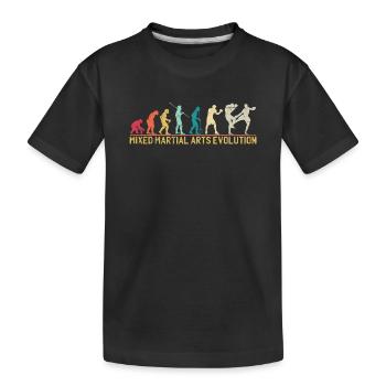 Arts martiaux mixtes Evolution Design - T-shirt bio Premium Enfant - noir - Devant