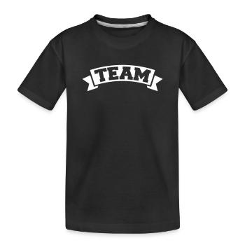 Équipe - T-shirt bio Premium Enfant - noir - Devant