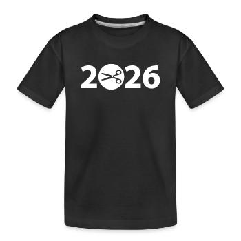 Schneider 2026, Handarbeit 2026 - Kinder Premium Bio T-Shirt - Schwarz - Vorne
