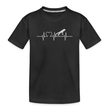 Fire Salamander Salamander - Kids' Premium Organic T-Shirt - black - Front
