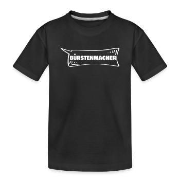 Trainee Buerstenmach - Kids' Premium Organic T-Shirt - black - Front