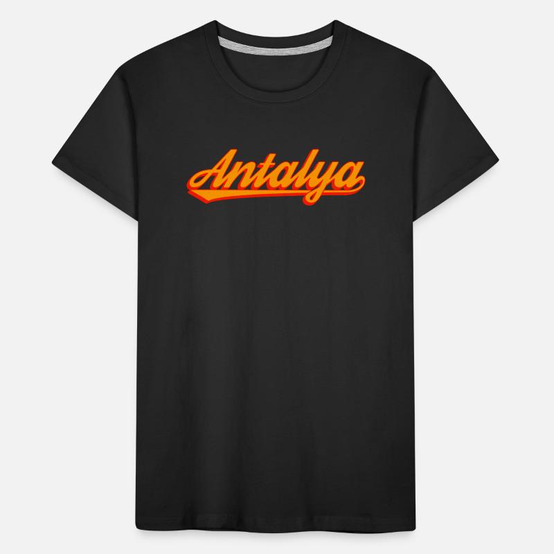 Antalya Sunset Script Kids' Premium Organic T-Shirt