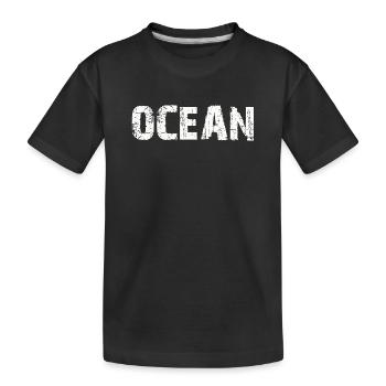Océan - T-shirt bio Premium Enfant - noir - Devant